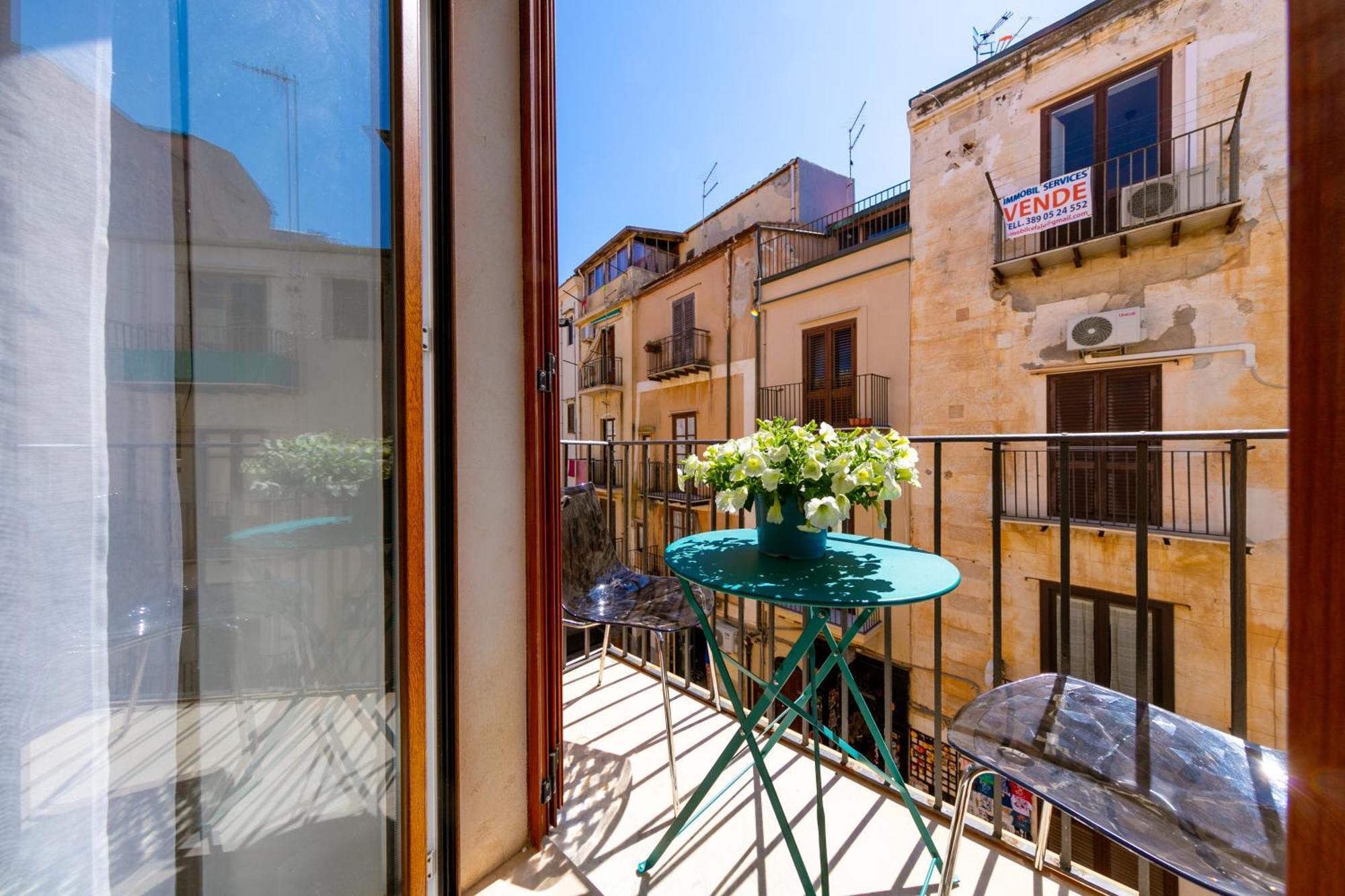Ferienwohnung 30 Balcone Bordonaro Cefalù Exterior foto